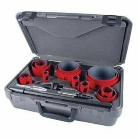 MORSE 177870 industrial Hole Saw Kit, 19 pc, Bi-Metal MHS06I